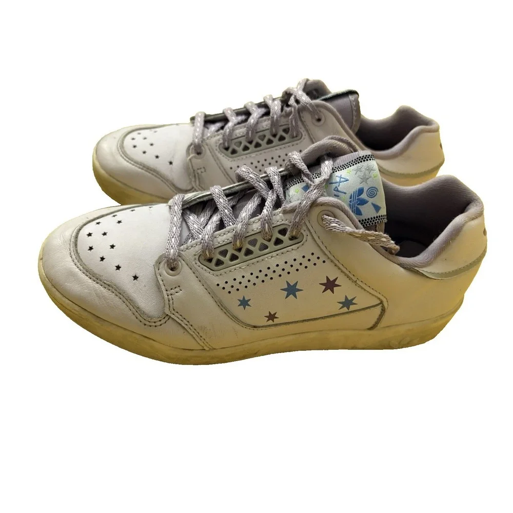 Adidas Women Shoes Slamcourt Stars Tennis Shoes Womens Pink Sneakers  Size 6
